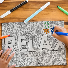 Coloring Canvas Frame - Relax
