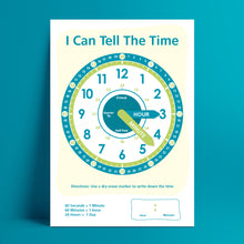 Basics Posters Bundle Green Clock _ مجموعة الأساسيات مع ساعة خضراء