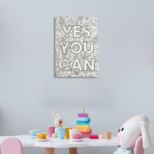 Coloring Canvas Frame - Yes you can