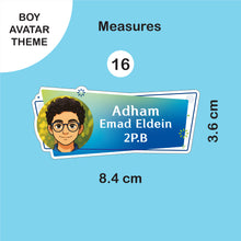 School Labels Mini Package_ Avatar Boy