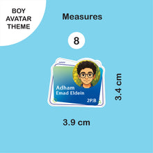School Labels Mini Package_ Avatar Boy