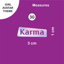 School Labels Package_ Avatar Girl