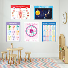 Basics Posters Bundle Pink Clock _ مجموعة الأساسيات مع ساعة وردي