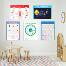Basics Posters Bundle Green Clock _ مجموعة الأساسيات مع ساعة خضراء