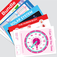 Basics Posters Bundle Pink Clock _ مجموعة الأساسيات مع ساعة وردي
