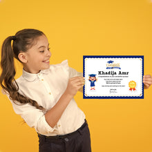 Certificate of success girly - شهادة تقدير الانجاز الدراسي بناتي