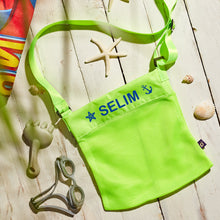 Boys Beach Bag Neon green  - شنطة بحر اولادي أخضر