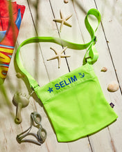Boys Beach Bag Neon green  - شنطة بحر اولادي أخضر