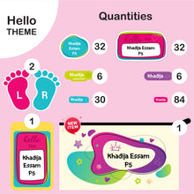School Labels Package_ Hello