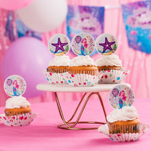 12 Cupcake Topper Mermaid theme  - مجموعة من ١٢ زينة كب كيك تصميم ميرميد