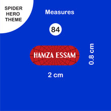 School Labels Package_ Spider Hero
