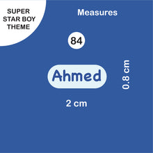 School Labels Package_ Super Star Boy