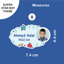 School Labels Mini Package_ Super Star Boy