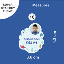 School Labels Mini Package_ Super Star Boy