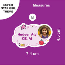 School Labels Mini Package_ Super Star Girl