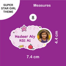 School Labels Mini Package_ Super Star Girl