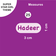 School Labels Mini Package_ Super Star Girl